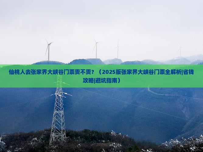 仙桃到张家界大峡谷门票