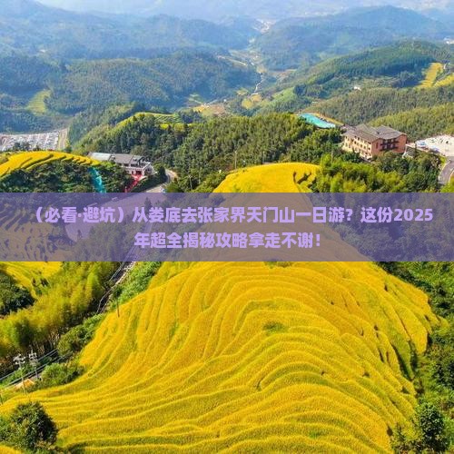 娄底到张家界天门山一日