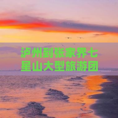 泸州到张家界七星山大型旅游团