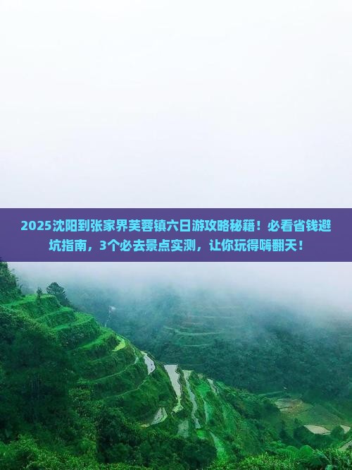 沈阳到张家界芙蓉镇六日游