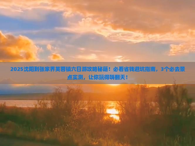 沈阳到张家界芙蓉镇六日游