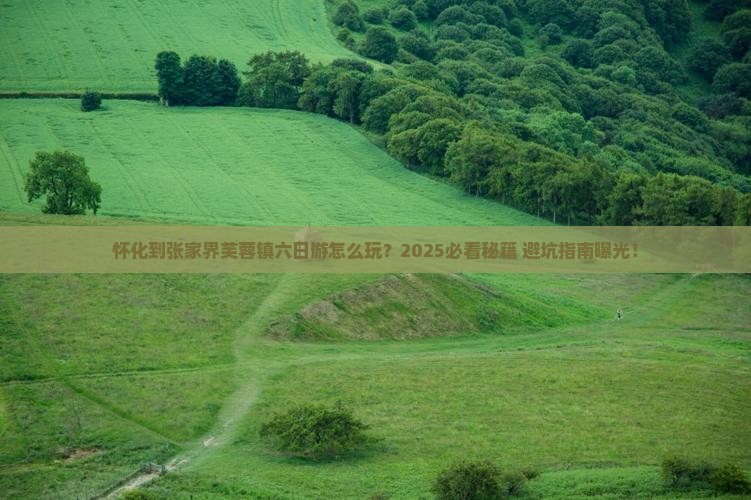 怀化到张家界芙蓉镇六日游