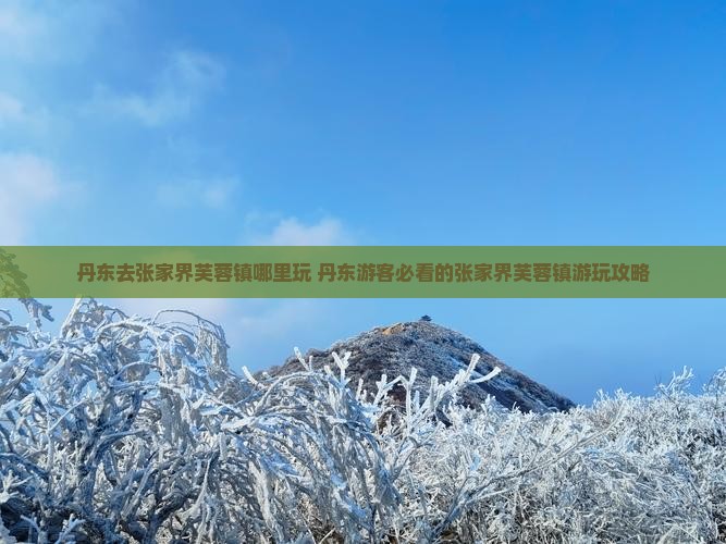 丹东去张家界芙蓉镇哪里玩