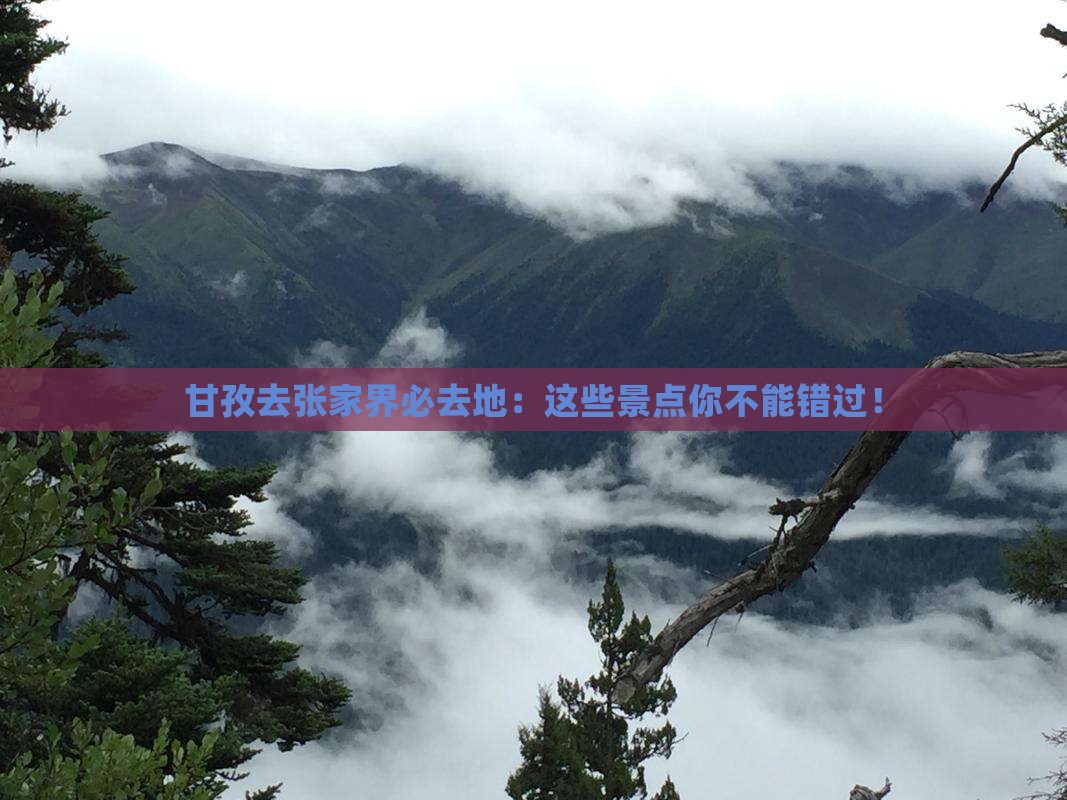 甘孜去张家界必去地