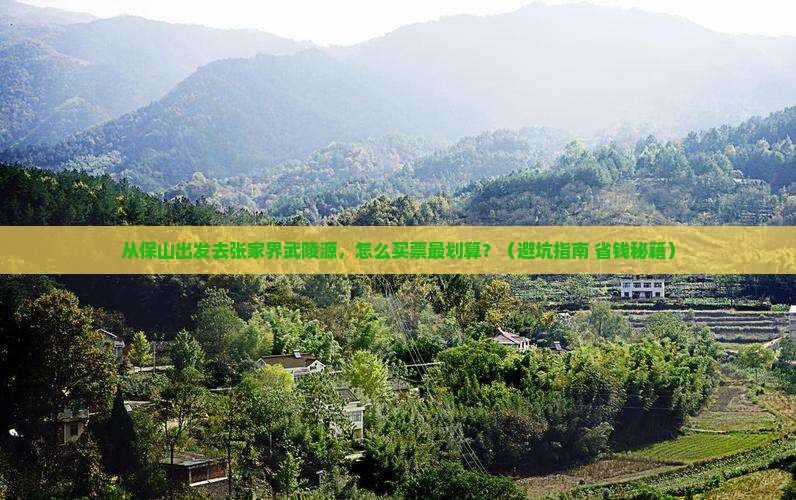 保山去张家界武陵源门票