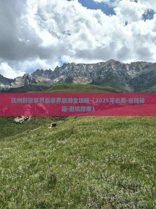 抚州到张家界袁家界团体旅游