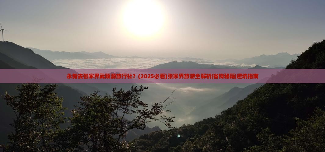 永新去张家界武陵源旅行社