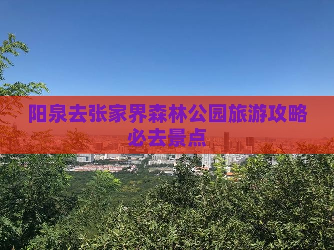 阳泉去张家界森林公园必去地