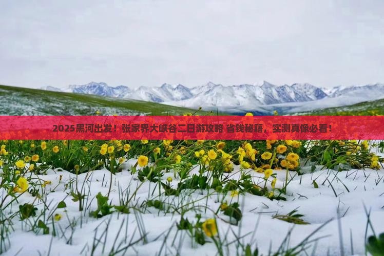 黑河去张家界大峡谷二日游
