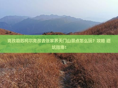 克孜勒苏柯尔克孜去张家界天门山景点