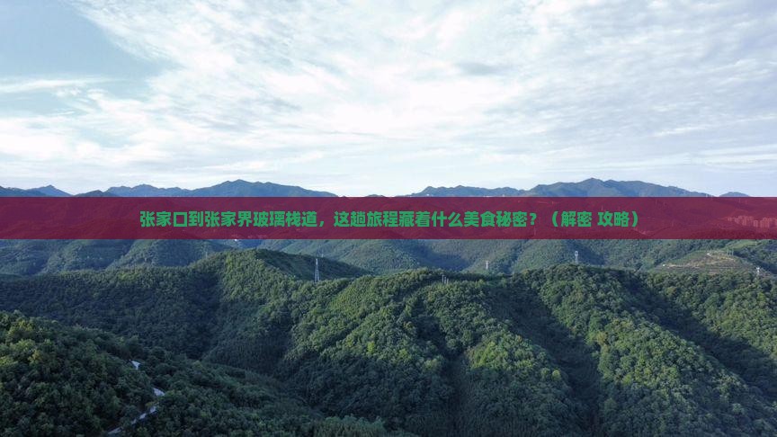 张家口到张家界玻璃栈道旅游小吃