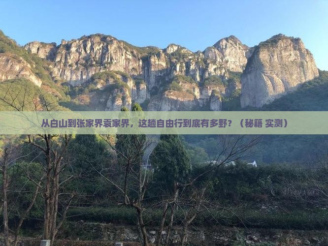 白山到张家界袁家界自由行