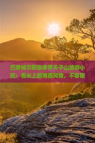 巴彦倬尔到张家界天子山旅游小吃