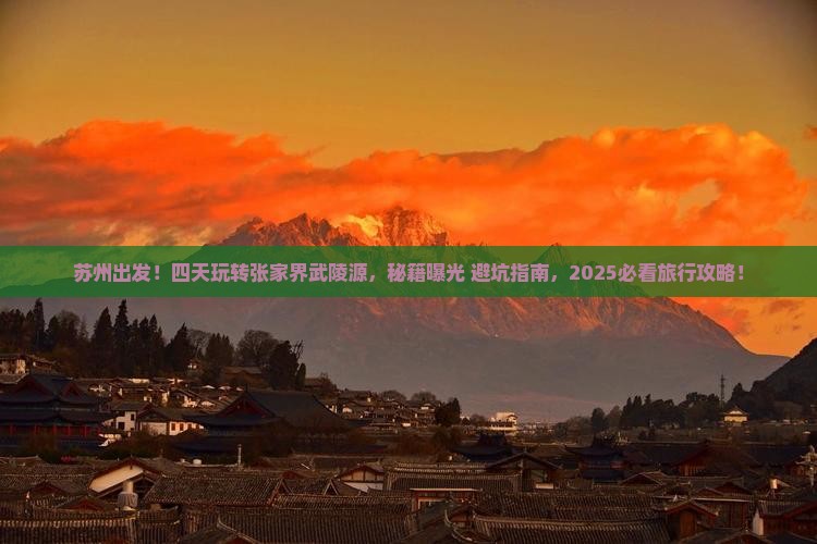 苏州到张家界武陵源四日游