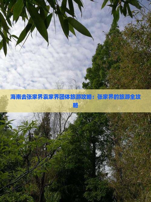 海南去张家界袁家界团体旅游