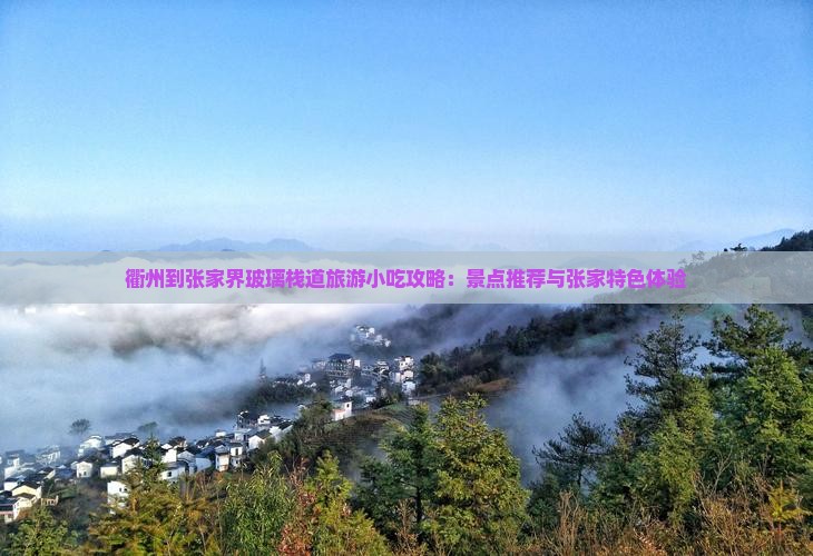 衢州到张家界玻璃栈道旅游小吃
