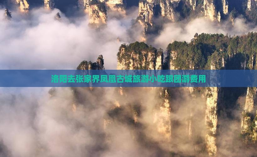 洛阳去张家界凤凰古城旅游小吃