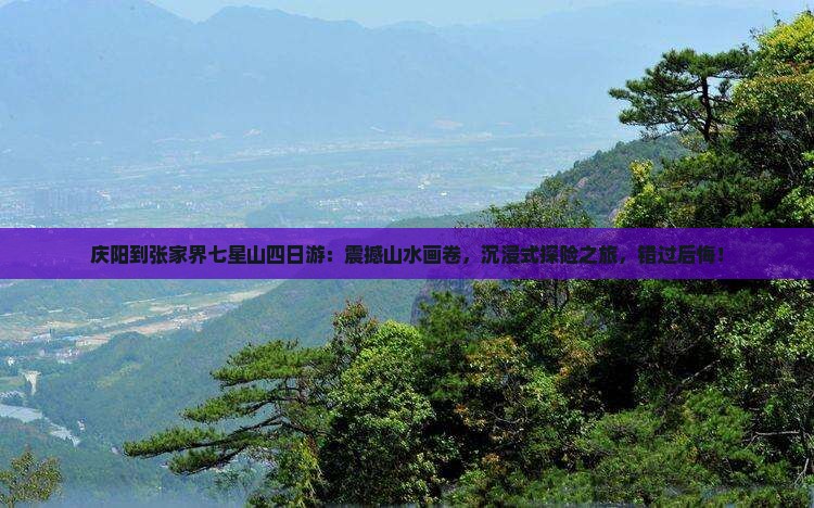 庆阳到张家界七星山四日游