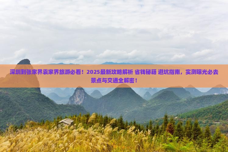 深圳到张家界袁家界旅游