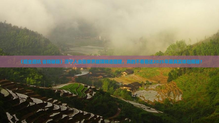 济宁去张家界玻璃栈道团体旅游