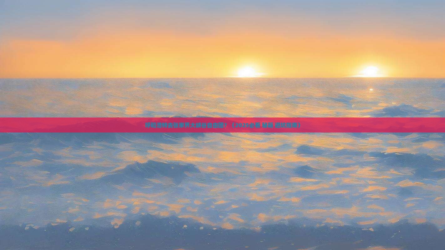 呼和浩特去张家界大峡谷自由团