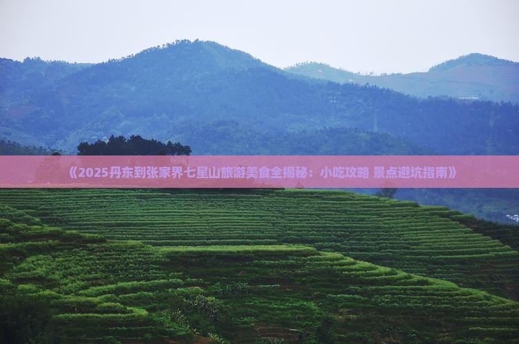 丹东到张家界七星山旅游小吃