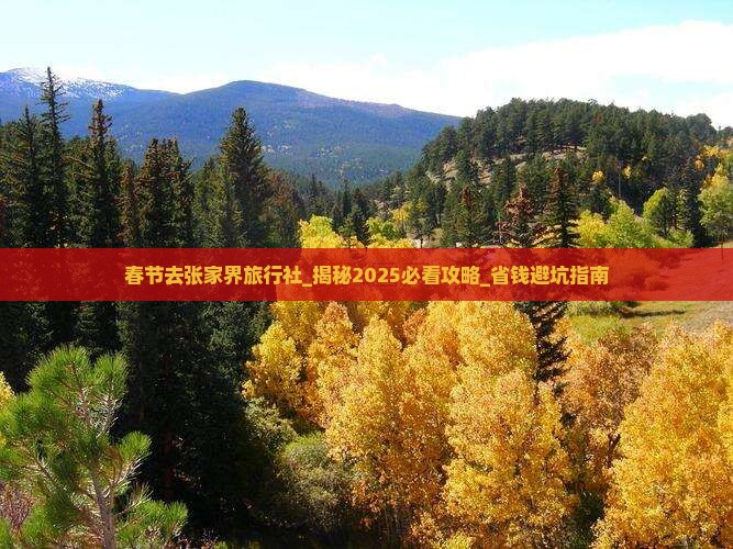 春节去张家界旅行社