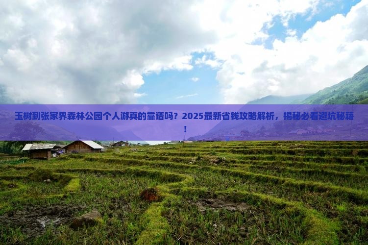 玉树到张家界森林公园个人游
