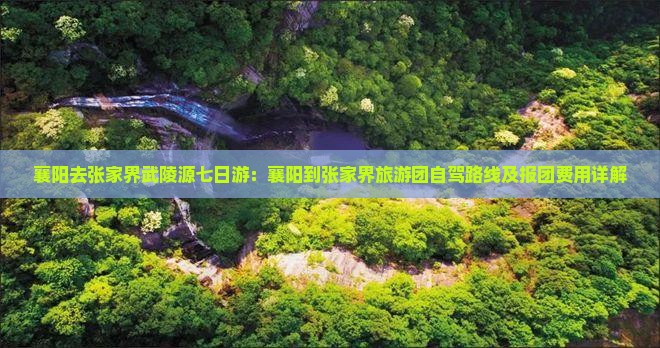 襄阳去张家界武陵源七日游