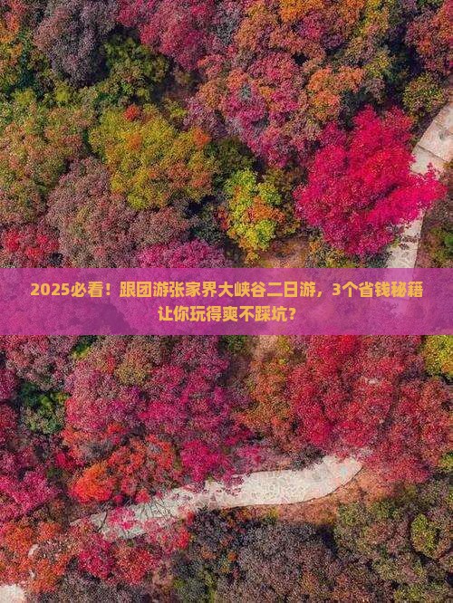 秋天到张家界大峡谷二日游