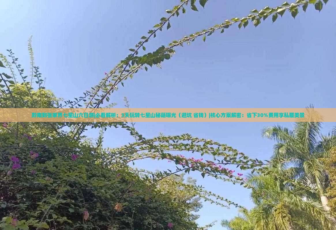 黔南到张家界七星山六日游