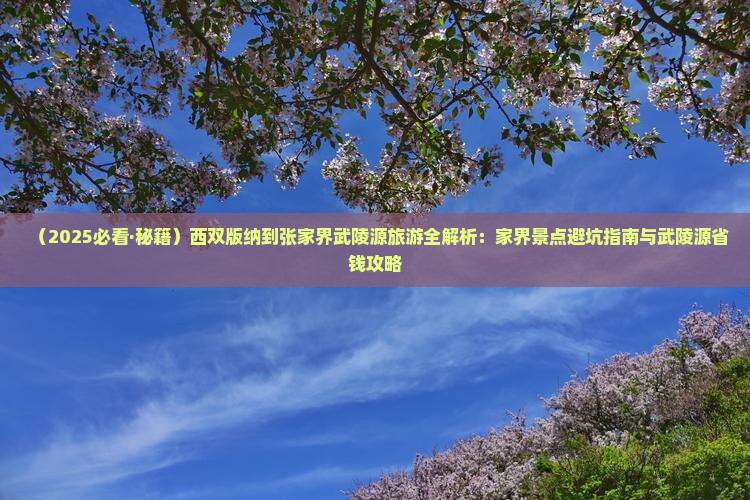 西双版纳去张家界武陵源旅游