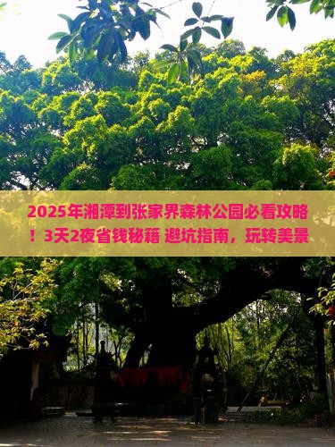 湘潭到张家界森林公园攻略