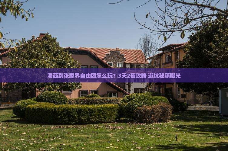 海西到张家界自由团