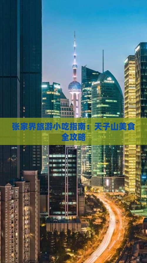 商洛去张家界天子山旅游小吃