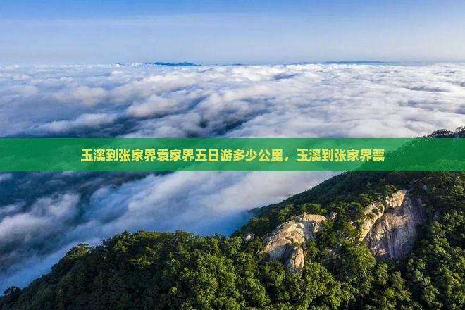 玉溪到张家界袁家界五日游