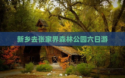新乡去张家界森林公园六日游 新乡去张家界森林公园六日游