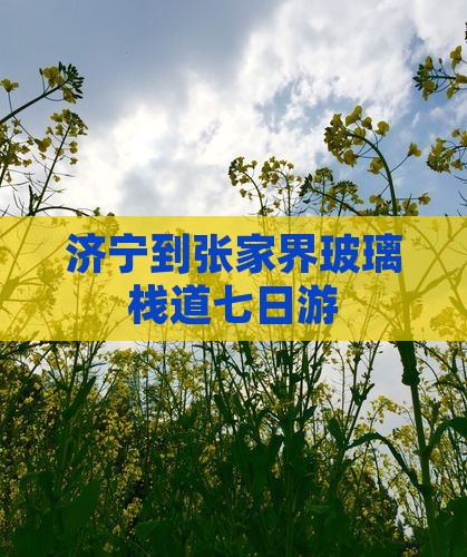 济宁到张家界玻璃栈道七日游