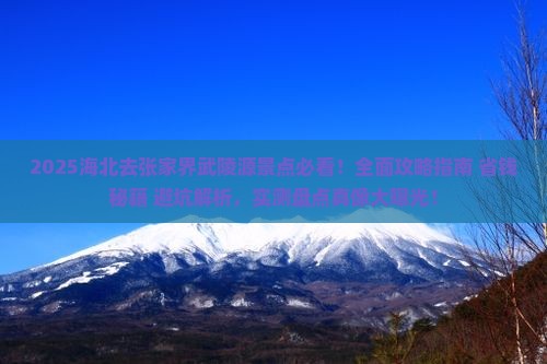 海北去张家界武陵源景点