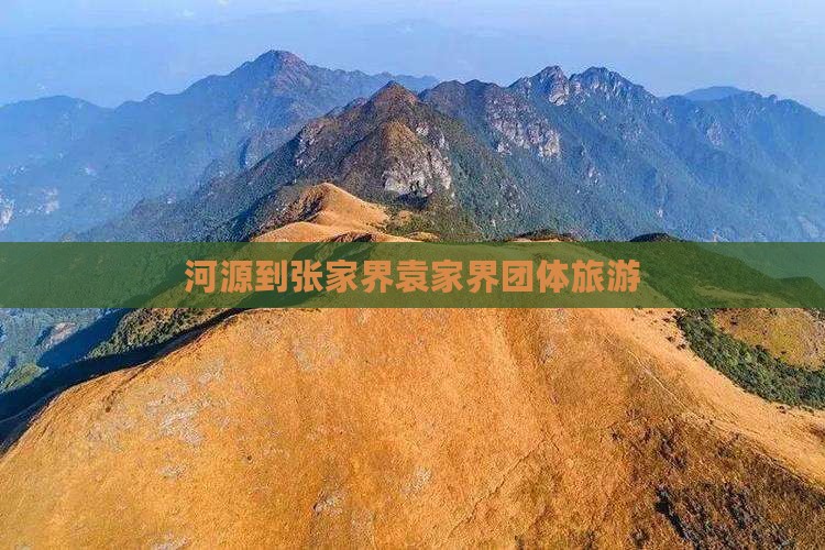 河源到张家界袁家界团体旅游