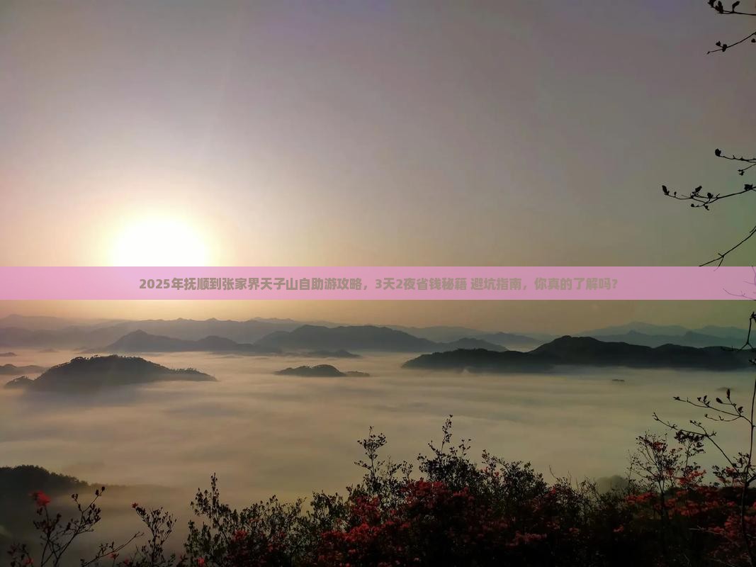 抚顺到张家界天子山攻略