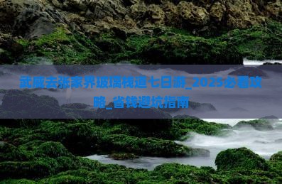 武威去张家界玻璃栈道七日游