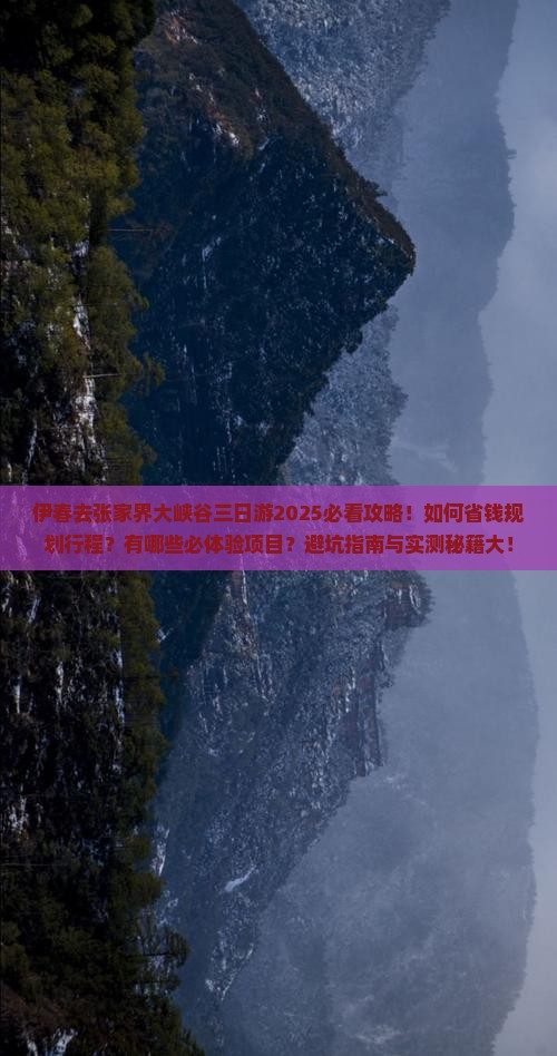 伊春去张家界大峡谷三日游