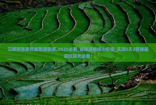 三明到张家界武陵源旅游