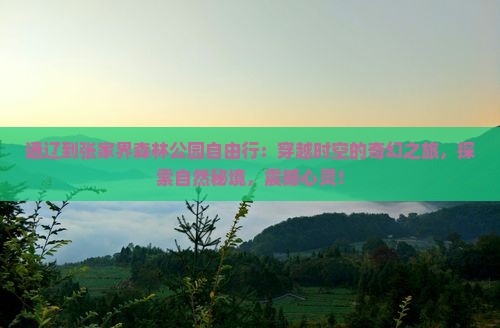 通辽到张家界森林公园自由行