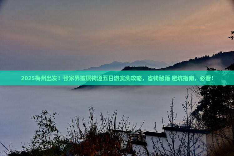 梅州去张家界玻璃栈道五日游