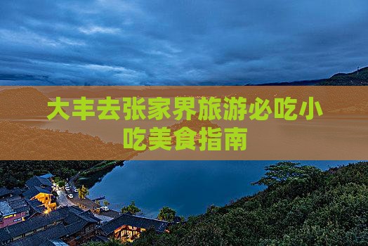 大丰去张家界旅游小吃