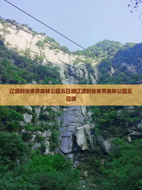 辽源到张家界森林公园五日游