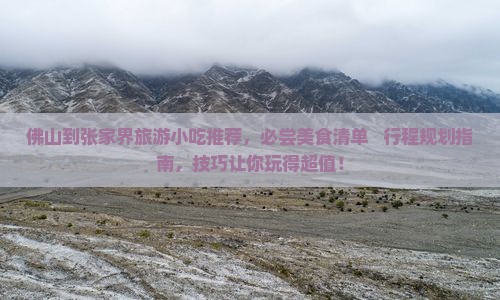 佛山到张家界旅游小吃