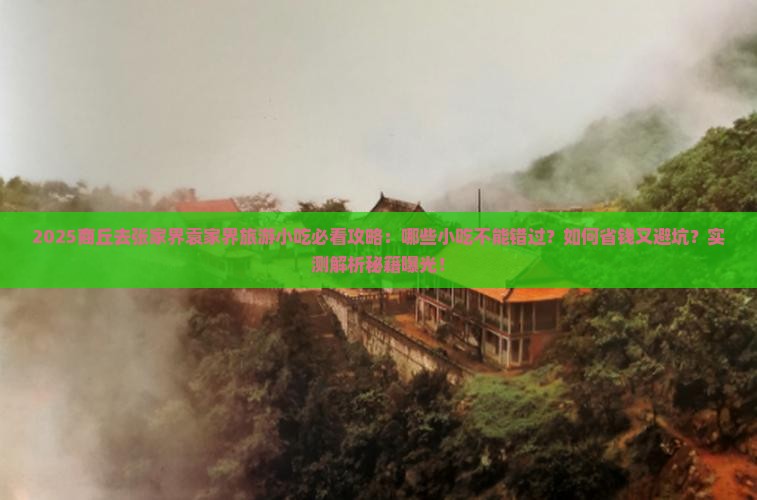 商丘去张家界袁家界旅游小吃
